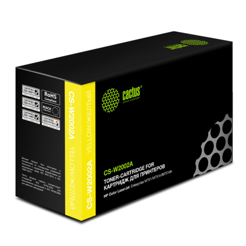 Cactus CS-W2002A W2002A желтый (6000стр.) для HP CLJ Ent M751