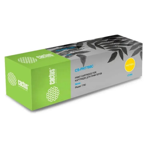 Cactus 106R01160 CS-PH7760C голубой бар.в компл. (25000стр.) для Xerox Phaser 7760/7760dn/7760dx/7760dxf