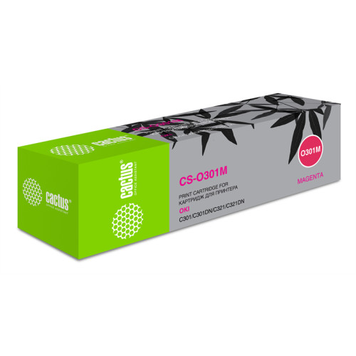 Cactus 44973542 CS-O301M 44973542 пурпурный (1500стр.) для Oki C301/321