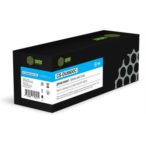 Cactus CS-DU6600C 604K77565 голубой цв:60000стр. для VersaLink C400/405/Ph 6600 Xerox