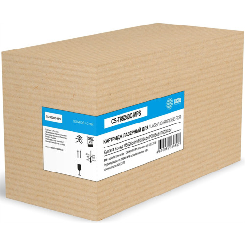 Cactus CS-TK5240C-MPS TK-5240C голубой (6000стр.) для Kyocera Ecosys M5526cdn/M5526cdw/P5026cdn/P5026cdw