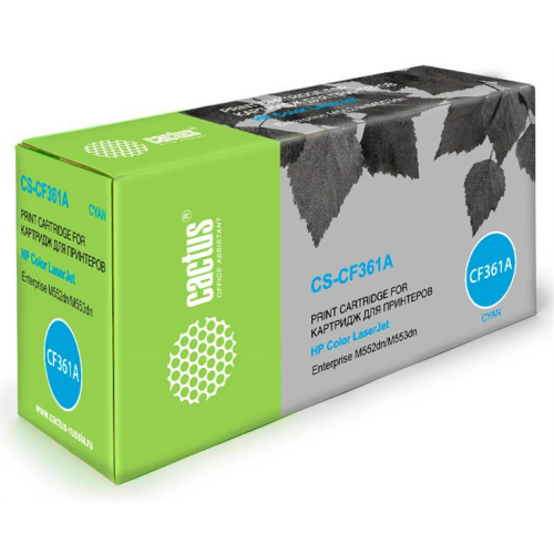 Cactus CS-CF361A CF361A голубой (5000стр.) для HP CLJ M552dn/M553dn/M553N/M553x