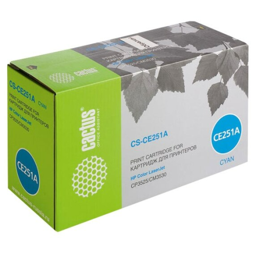 Cactus CS-CE251A CE251A голубой (7000стр.) для HP CLJ CP3525/CM3530
