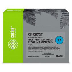 Cactus CS-C8727 №27 черный (20мл) для HP DJ 3320/3325/3420/3425/3520