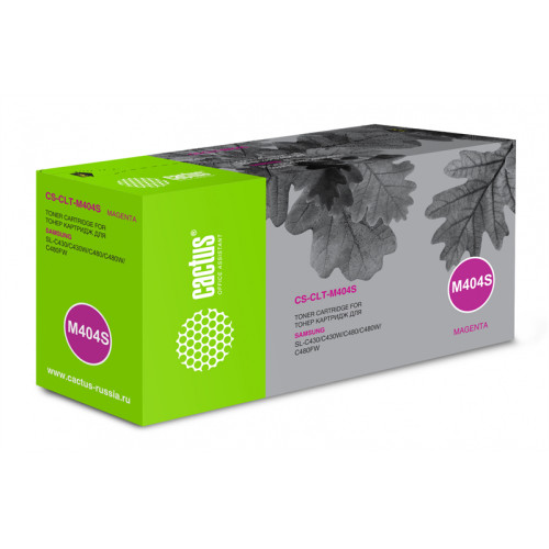 Cactus CS-CLT-M404S CLT-M404S пурпурный (1000стр.) для Samsung SL-C430/C430W/C480/C480W/C480FW