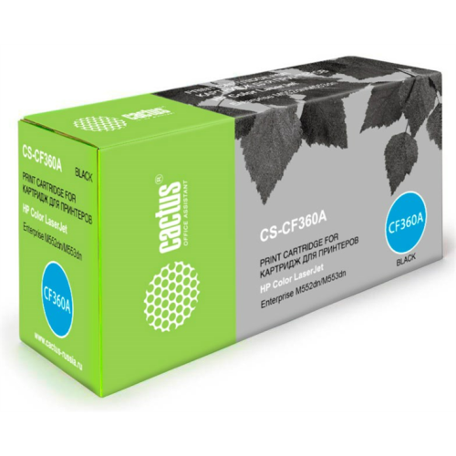 Cactus CS-CF360A CF360A черный (6000стр.) для HP CLJ M552dn/M553dn/M553N/M553x