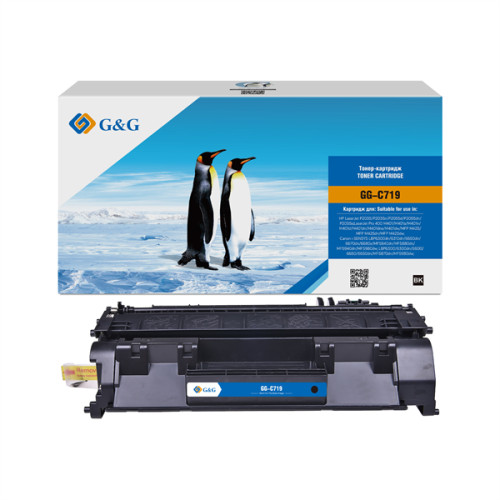 G&G toner-cartridge for HP LaserJet P2035/P2035n/P2055d/P2055dn/P2055x;LaserJet Pro 400 M401/MFP M425/MFP/M425dn/MFP M425dw;Canon i-SENSYS LBP6300dn/6310dn 2300 стр. гарантия 36 мес.