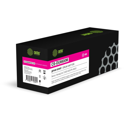 Cactus CS-DU6600M 604K77575 пурпурный цв:60000стр. для VersaLink C400/405/Ph 6600 Xerox