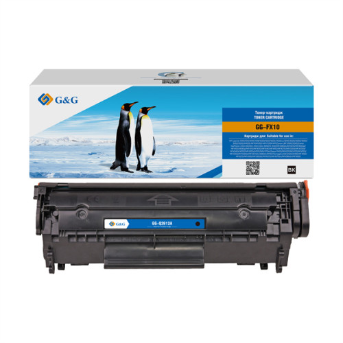 G&G toner-cartridge for HP LaserJet 1010/1012/1015/1018/1020/1022/1022n/1022nw/3015/3020/3030/3050/3052/3055/M1005 MFP/M1300 MFP/1319f MFP;Canon LBP 2900/3000 2 000 стр. гарантия 36 мес.