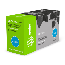 Cactus CS-CE250A CE250A черный (5000стр.) для HP CLJ CP3525/CM3533
