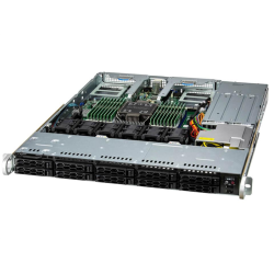 Supermicro SuperServer 1U 111C-NR noCPU(1) 4th/5th Gen(MCC Carrier)/ 350W TDP/no DIMM(16)/ 4x NVMe Hybrid+ 6x SAS/SATA/ 2x1Gb/ SFT-DCMS-SINGLE/2x 860W