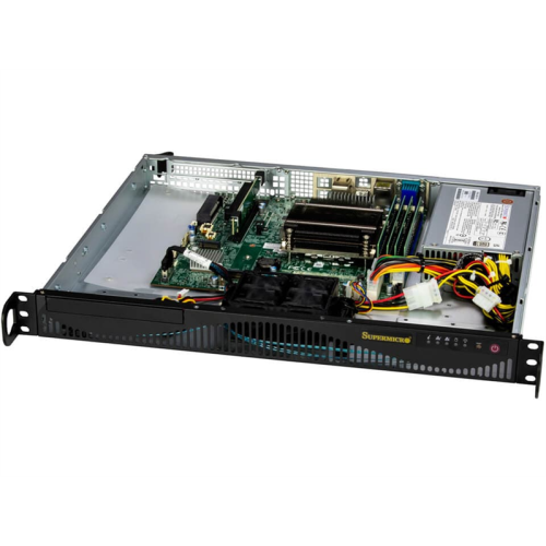 Supermicro SuperServer 1U 511R-ML 1xE-2486/ 1x32Gb/  1xD3 S4520 480GB SATA/ 1st config/SFT-DCMS-Single