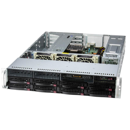 Supermicro SuperServer 2U 521E-WR 1x5520+/ 1x64Gb/ 1xD3 S4520 480GB SATA/ 1st config