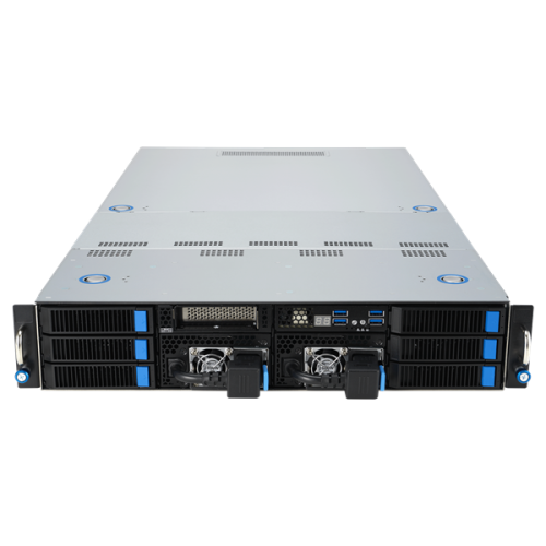 ASUS ESC4000A-E12-SKU1, 2U GPU, 1 x SP5 LGA6096 EPYC 9004 (400W), 12DIMM DDR5, 2 x 2.5