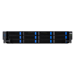 ASUS RS720-E11-RS12U 2U, 2x LGA4677, 32x DDR5(4800), 12x 3,5 (8xNVMe/SAS/SATA+4 NVMe/SATA), 2xM.2 slot 2280, 6x PCIe G5 x8 or 3 x PCIe G5 x16, up to 4 dual-slot GPUs, 1x OCP 3.0, 2x10Gbe RJ45, 2x2600W