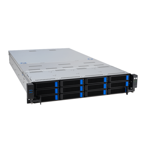 ASUS RS720-E11-RS12U, 2U, 2 x LGA4677, 32 DIMM DDR5, 12 x 3.5”/2.5