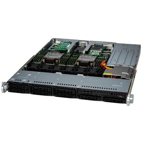 Supermicro SuperServer 1U 121C-TN2R 2x4510/ 4x32Gb/ 1xD3 S4520 480GB SATA/  2x10GbE/ SFT-DCMS-SINGLE/ 1st config