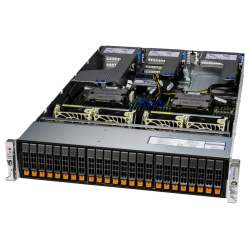 Supermicro Hyper A+ Server 2U 2125HS-TNR 2xGenoa 9374F/24x96Gb/1x7450 PRO 960GB NVMe PCIe 4.0 M.2(24 NVMe)/2-port 10GBase-T 2x10Gb SFP+/2x1600W(2nd config)