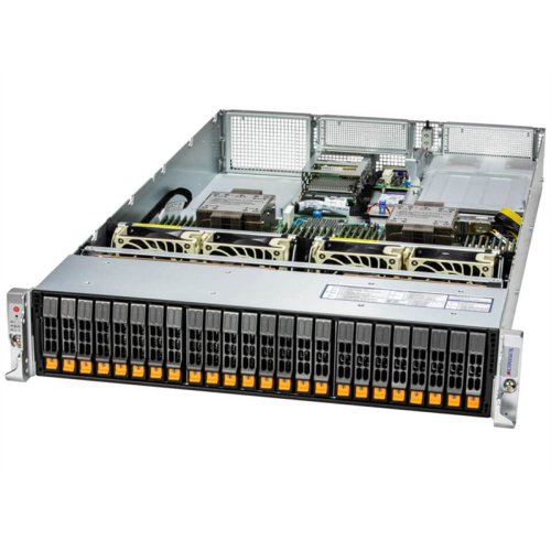Supermicro SuperServer 2U 221H-TN24R noCPU(2)4th Gen Xeon Scalable/ TDP350W/ no DIMM(32)/ 24x2,5