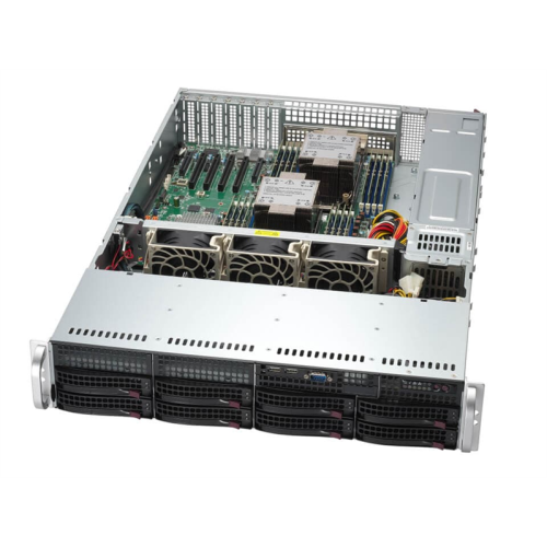 Supermicro SuperServer 2U 621P-TRT no CPU(2) 5th/4th Gen(MCC carrier)/TDP 300W/no DIMM(16)DDR5/ noHDD(7)LFF+1(SFF)/6xLP,M2/2x10GbE/2x1200W