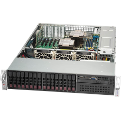 Supermicro SuperServer 2U 221P-C9R / 2x4410Y/ 2x64Gb/ 1xIntel D3 S4520 480GB SATA/ 3908HW/ 2x1200W/ 1st config