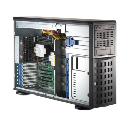 Supermicro SuperServer Tower 4U 741P-TR / 2x4410Y/ 2x64Gb/ 1xIntel D3 S4520 480GB SATA/ 2x1200W/ 1st config