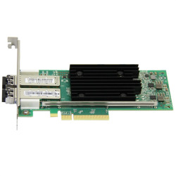 Qlogic QLE2772 32Gb Dual Port FC HBA, x8 PCIe, SR LC multi-mode optic, LP + FH, transivers included