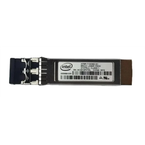 Intel Ethernet SFP+ SR Optics (SFP+ transceiver module for short range fiber cables (up to 300m)) AFBR-710DMZ-IN1 / FTLX8571D3BCV-IT / E10GSFPSR, 1 year