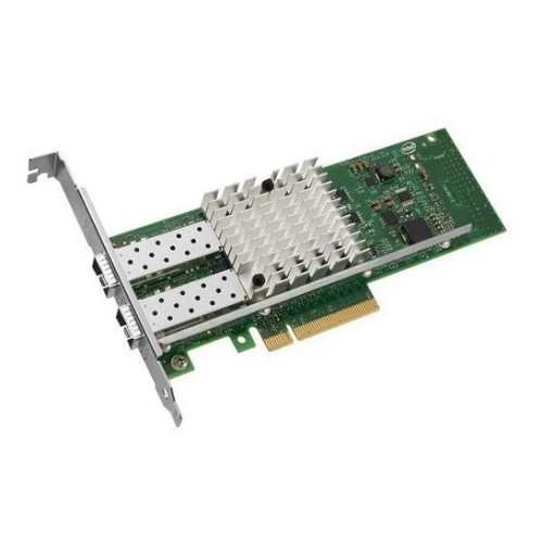 Intel Ethernet Server Adapter X520-DA2 10Gb Dual Port, SFP+, transivers no included, LP and FH brackets included, bulk, (analog E10G42BTDABLK) 1 year