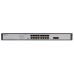 ORIGO Неуправляемый PoE-коммутатор, 16x1000Base-T PoE, 2x1000Base-X SFP, PoE-бюджет 250 Вт, PoE до 250 м, комплект для установки в 19