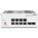 ORIGO Промышленный неуправляемый PoE-коммутатор, 8x1000Base-T PoE (802.3bt 90 Вт), 2x1000Base-X SFP, PoE-бюджет 185 Вт, защита от статического электричества до 6 кВ, -40..75°C