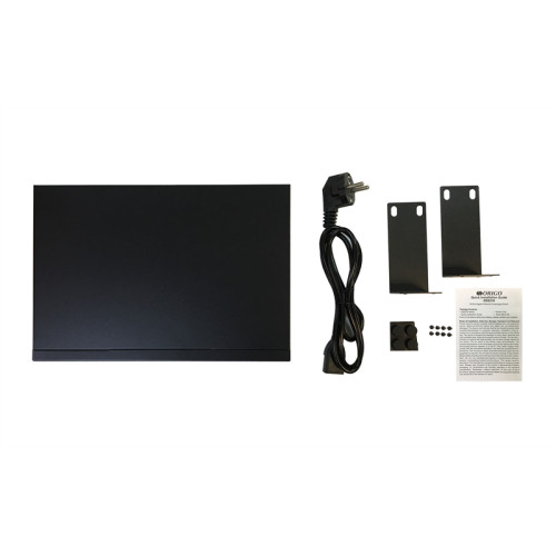 ORIGO Неуправляемый коммутатор, 16x1000Base-T, комплект для установки в 19