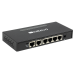 ORIGO Неуправляемый PoE-коммутатор, 6x100Base-TX (4x100Base-TX PoE), PoE-бюджет 60 Вт, PoE до 250 м, корпус металл