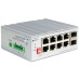 ORIGO Промышленный неуправляемый коммутатор, 8x1000Base-T, 2x1000Base-X SFP, защита от статического электричества до 4 кВ, -40..75°C