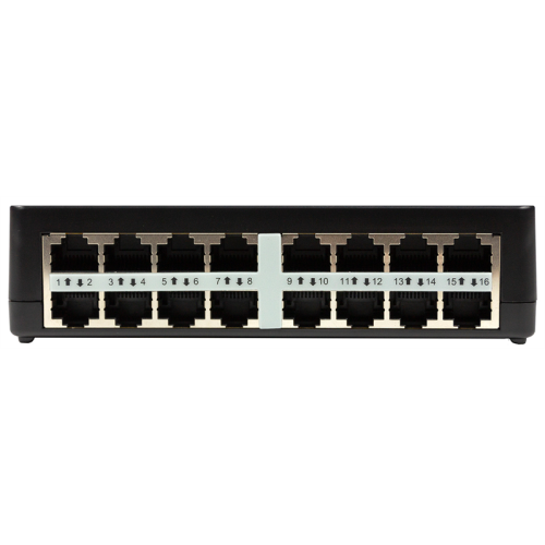 ORIGO Неуправляемый коммутатор, 16x100Base-TX, корпус пластик