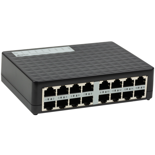 ORIGO Неуправляемый коммутатор, 16x100Base-TX, корпус пластик