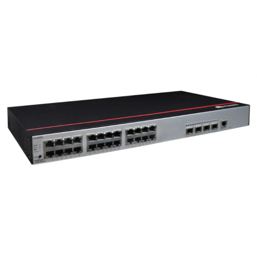 Huawei S5735-L24T4S-A1 (24*10/100/1000BASE-T ports, 4*GE SFP ports, AC power,S57XX-L Series Basic SW,Per Device)