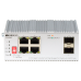ORIGO Промышленный управляемый L2 PoE-коммутатор, 4x1000Base-T PoE, 2x1000Base-X SFP, PoE-бюджет 60 Вт, защита от статического электричества до 4 кВ, -40..75°C