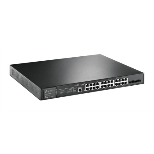 TP-Link SG3428XMP, Omada™ 24-Port Gigabit and 4-Port 10GE SFP+ L2+ Managed Switch with 24-Port PoE+