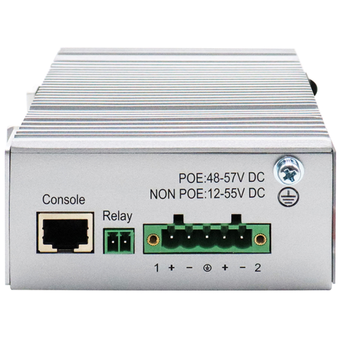 ORIGO Промышленный управляемый L2 PoE-коммутатор, 4x1000Base-T PoE, 2x1000Base-X SFP, PoE-бюджет 60 Вт, защита от статического электричества до 4 кВ, -40..75°C