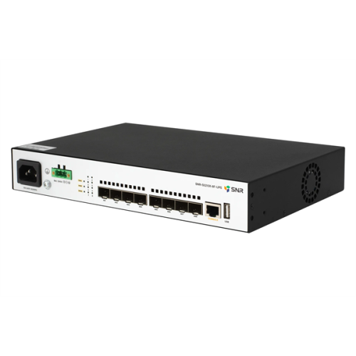 SNR Управляемый коммутатор уровня 2+, 8 x 1/10GE SFP+. Питание: 220V AC + встроенный UPS 12V