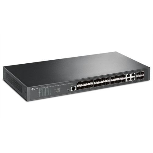 TP-Link SG3428XF, JetStream™ 24-Port SFP L2+ Managed Switch with 4 10GE SFP+ Slots
