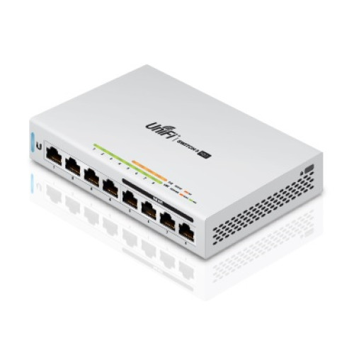 Ubiquiti 8-Port Fully Managed Gigabit Switch with 4 IEEE 802.3af Includes 60W Power Supply