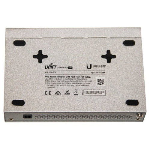 Ubiquiti UniFiSwitch,8-Port,60W,5-Pack,PowerSupplyIncluded