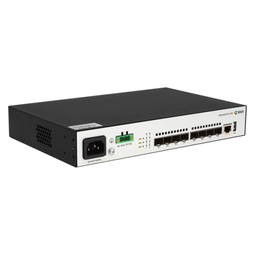 SNR Управляемый коммутатор уровня 2+, 8 x 1/10GE SFP+. Питание: 220V AC + встроенный UPS 12V