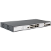 ORIGO Управляемый L2 PoE-коммутатор, 16x1000Base-T PoE, 2x1000Base-X SFP, 2xCombo 1000Base-T/SFP, PoE-бюджет 250 Вт, консольный порт RJ-45, комплект для установки в 19