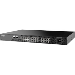 Lenovo ThinkSystem DB610S Rack 1U,24x16Gb SWL SFP,1 PS,24 ports licensed, Rail kit