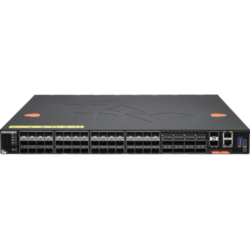 Коммутатор KORNFELD D1156 1U/48х10/25GbE SFP28 + 8x25/40/100GbE QSFP28/YADRO Kornfeld OS/Выдув со стороны портов/2x800Вт с поддержкой резервирования и горячей замены/3Y War-ty 9x5/МПТ