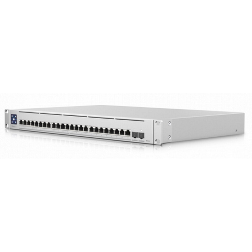 Ubiquiti Switch Enterprise XG 24 Layer 3 switch with (24) 10GbE RJ45 ports and (2) 25G SFP28 ports.