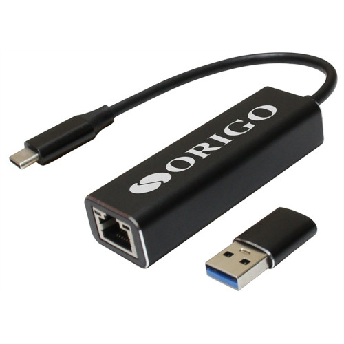 ORIGO Сетевой адаптер USB-C / 2.5G Ethernet с переходником USB-C / USB-A